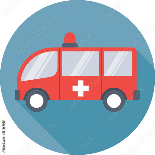 Ambulance Vector Icon
