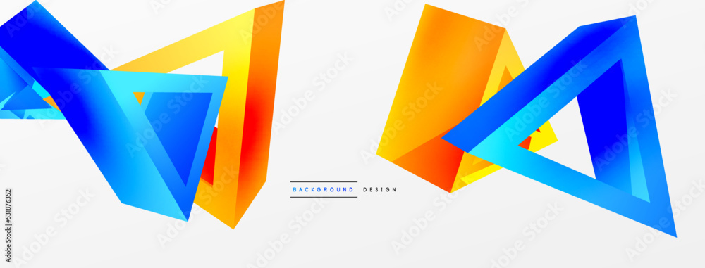 3d triangle abstract background. Basic shape technology or business concept composition. Trendy techno business template for wallpaper, banner, background or landing 3d triangle abstract background. Basic shape technology or business concept composition. Trendy techno business template for wallpaper, banner, background or landing