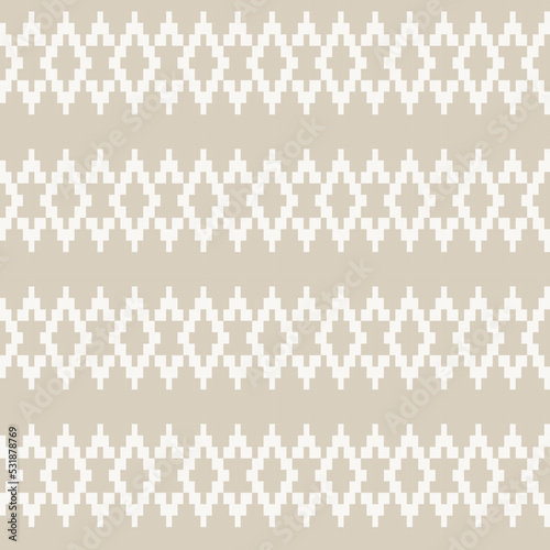 Argyle Fair Isle Seamless Pattern Design