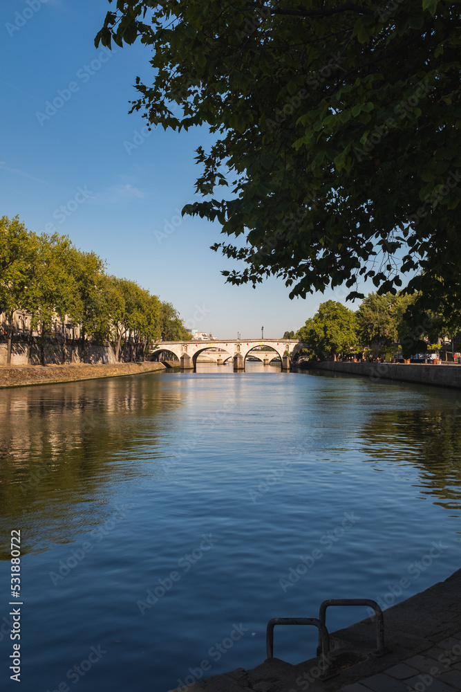La Seine River in Paris, France