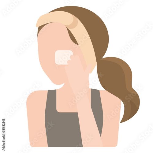 woman flat icon