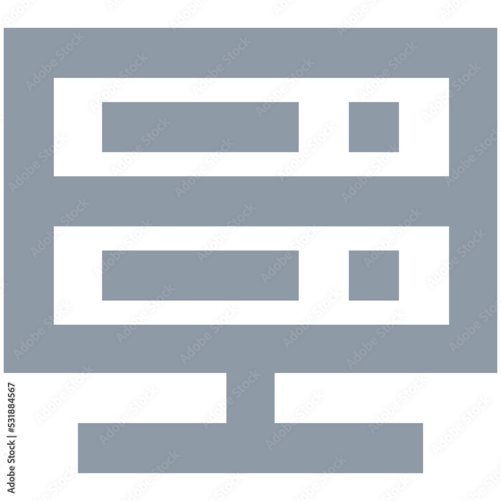 Server Vector Icon Server Vector Icon