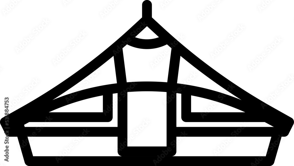Tents icon set. Camping tent and tarp. Tents icon set. Camping tent and tarp.