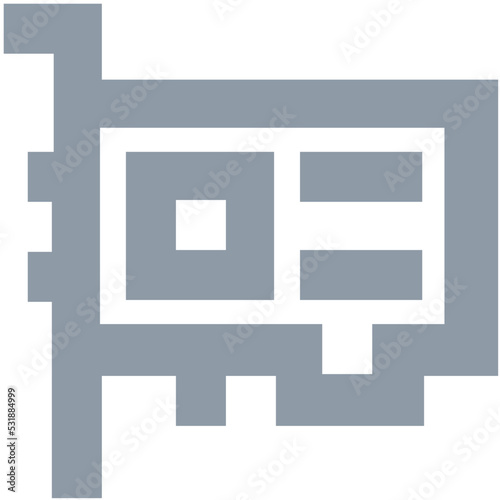 Lan Card Vector Icon