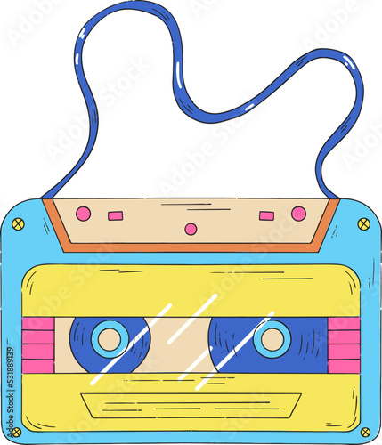 Retro style cassette