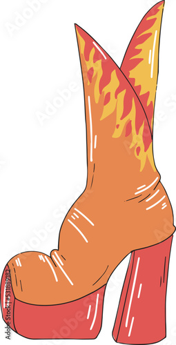 Retro style shoes