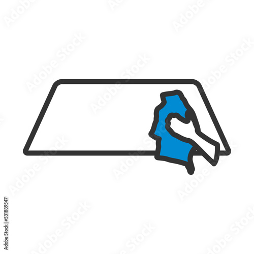 Wipe Car Window Icon