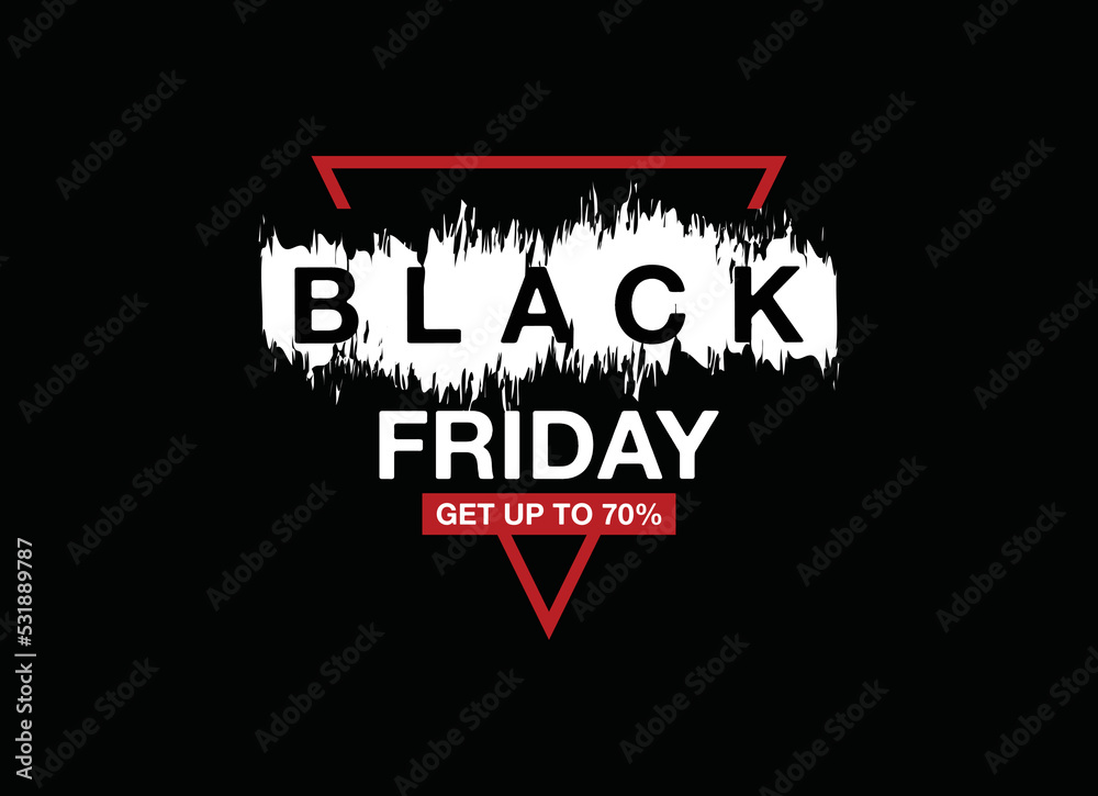 Black friday sale banner element. Black friday sale banner element.