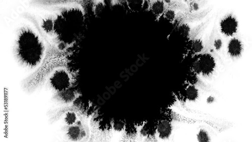 Wallpaper Mural Ink Drop Splash  Torontodigital.ca