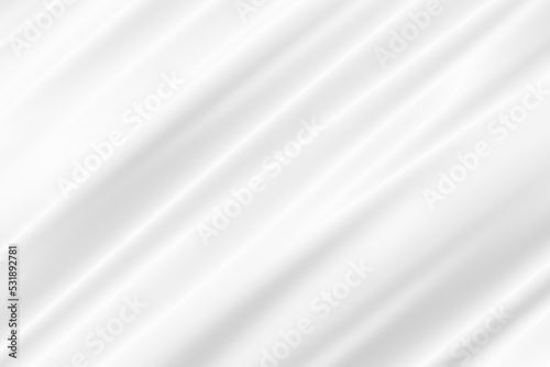 Abstract Background on isolated. Abstract white waves. Wave from Curtain. White wave background.