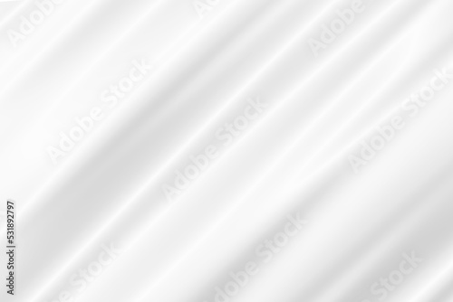 Abstract Background on isolated. Abstract white waves. Wave from Curtain. White wave background.