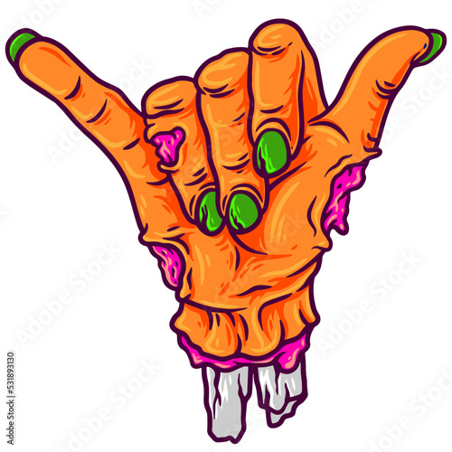 zombie hand shaka-02