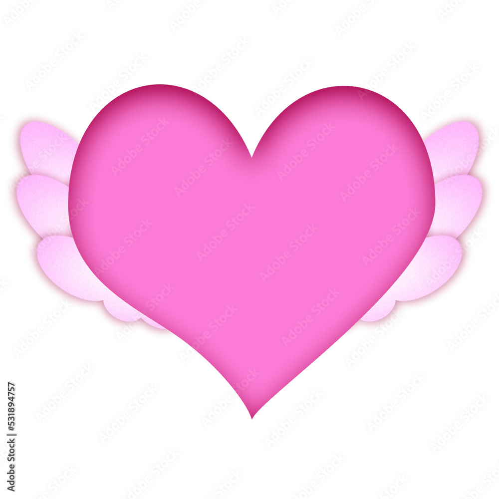 paper heart . valentine. shape