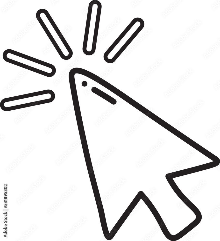 click pointer icon click pointer icon