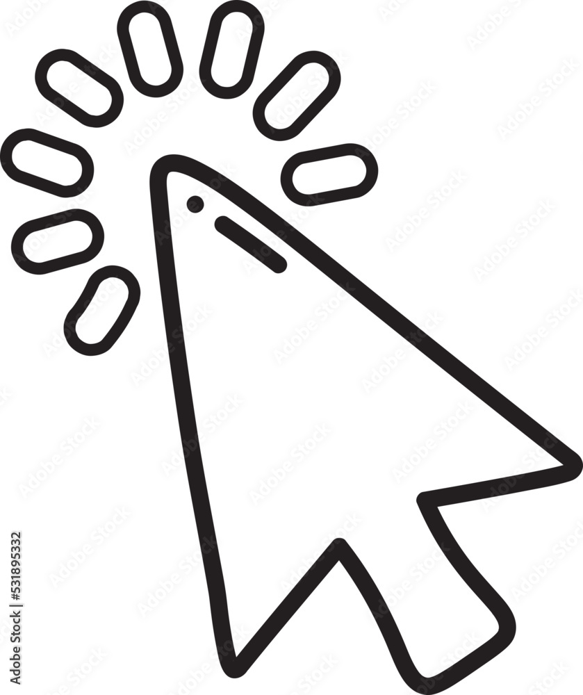 click pointer icon click pointer icon