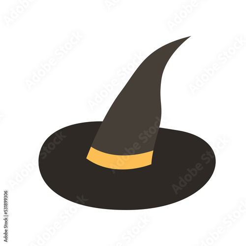 A set of magic items. school of magic and witchcraft. isolated on white. Can be used for halloween. Vector illustration