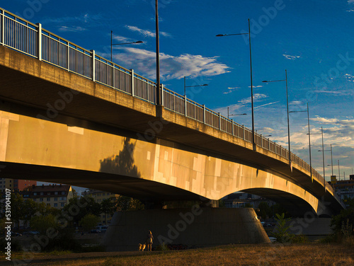 Carl-Ulrich-Brücke zwischen Frankfurt und Offenbach