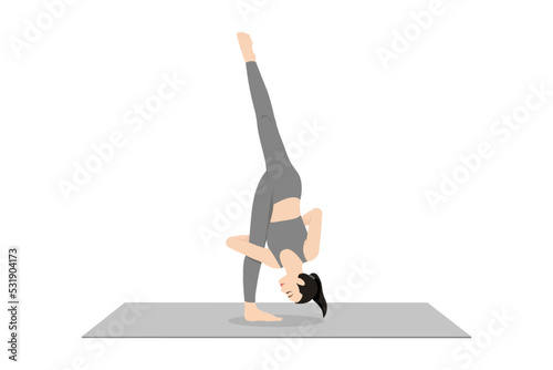 Bound Half Moon Pose, Baddha Ardha Chandrasana