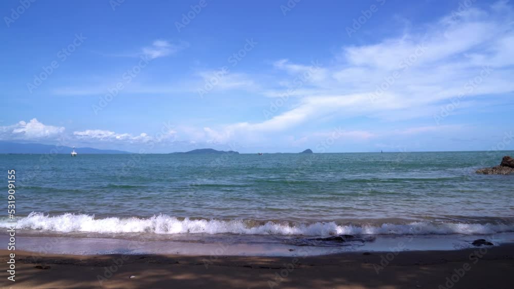 The Pink Coast with sea at Chanthaburi, Thailand The Pink Coast with sea at Chanthaburi, Thailand