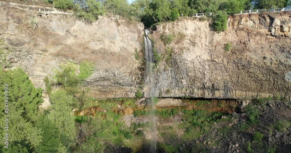 waterfall of the former hacienda of san miguel rule in hidalgo mexico waterfall of the former hacienda of san miguel rule in hidalgo mexico