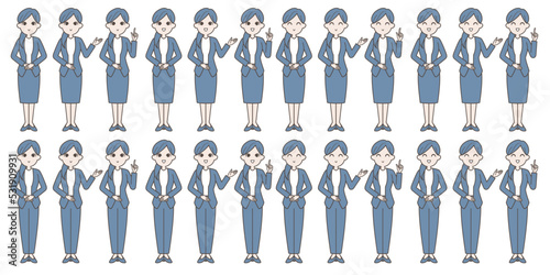 説明をする女性