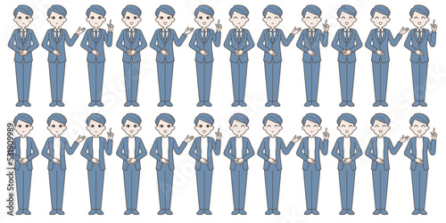 説明をする男性
