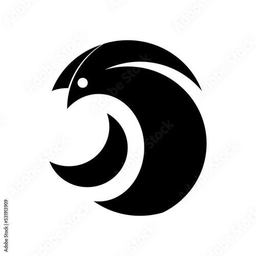 Bird abstract logo design