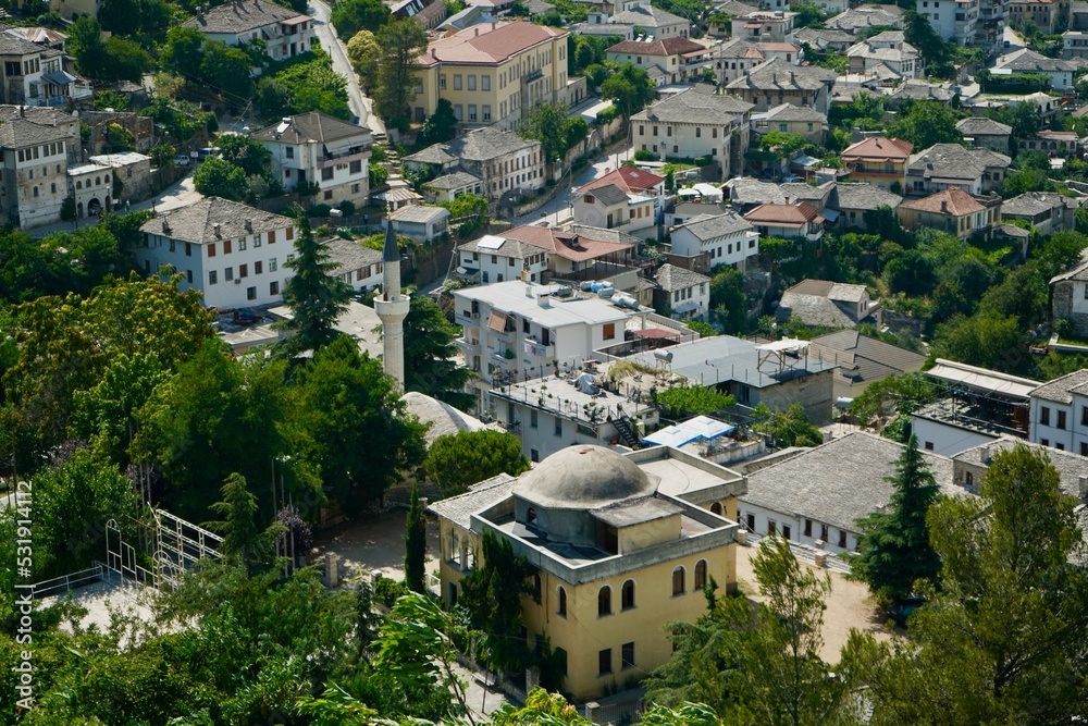 Obraz premium Gjirokaster Albania 2022 July 