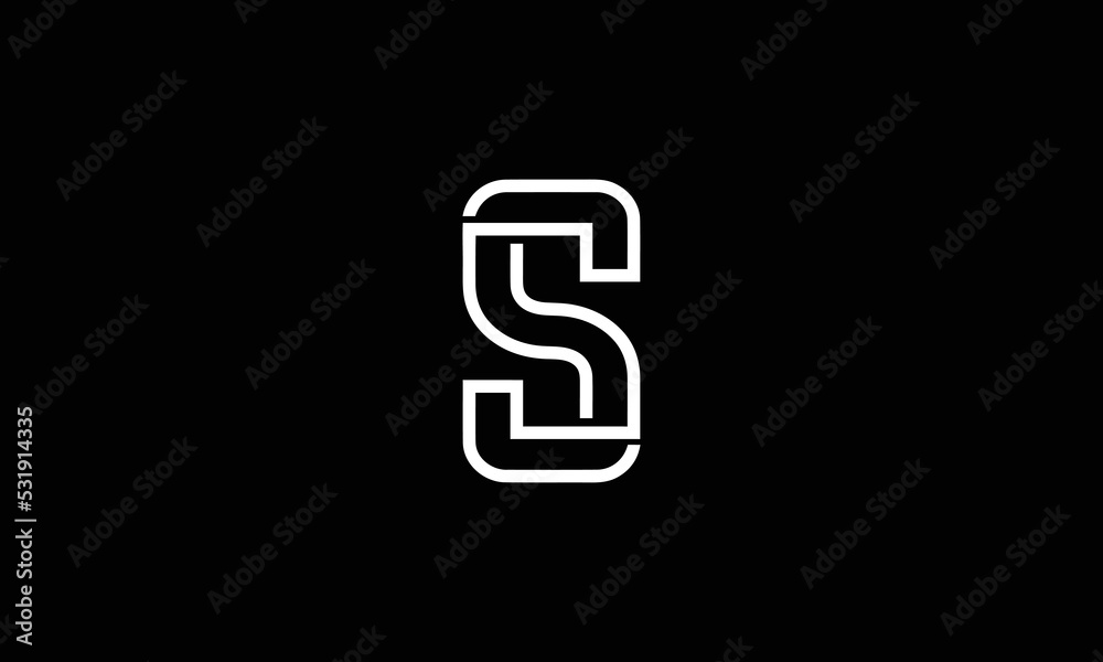Simple Elegant Letter S Logo Design. Modern minimalist SS creative initials based vector icon template. Simple Elegant Letter S Logo Design. Modern minimalist SS creative initials based vector icon template.
