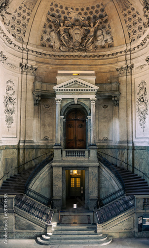 Entrance of the Royal Palace in Stockholm, Sweden