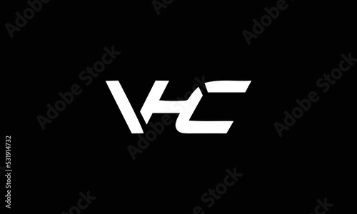  Monogram VHC Logo Letter, Creative vhc Logo Icon Vector Image and Unique Three Letter Design For Business 