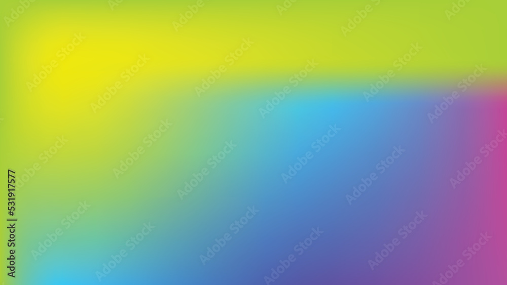 abstract blurred gradient yellow blue and purple background vector illustration EPS10