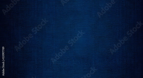 Old wall pattern texture cement blue dark abstract blue color design with black gradient background.