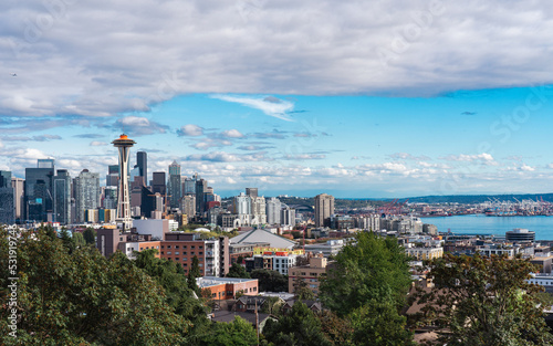 Seattle Panorama View from Kerry Park