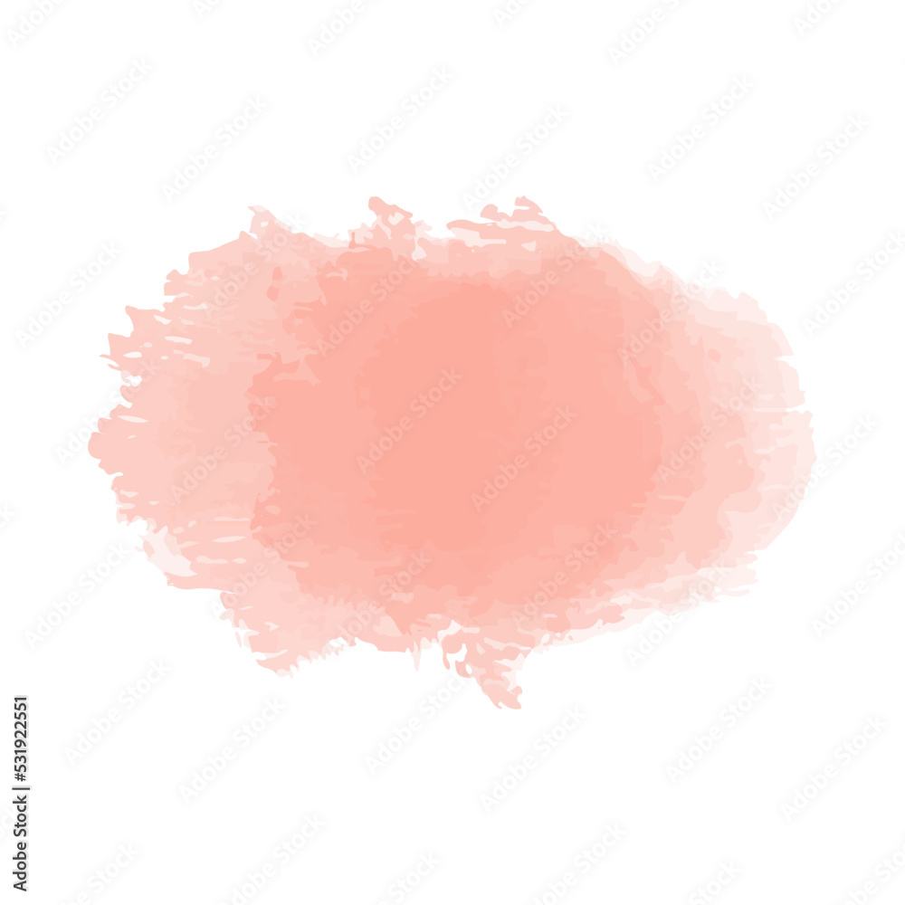 Vector Soft Pink watercolor background for your design.