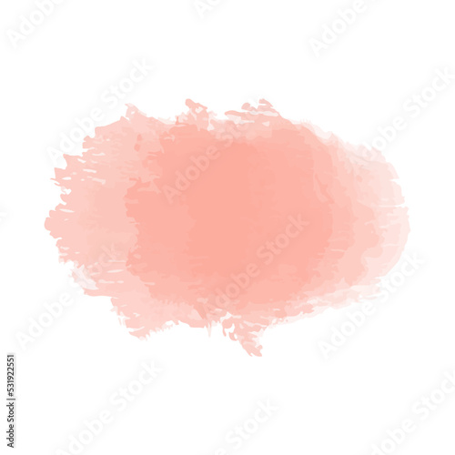 Vector Soft Pink watercolor background for your design.
