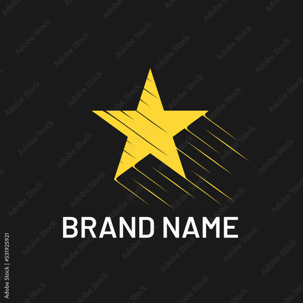 Obraz premium Rising Star Logo