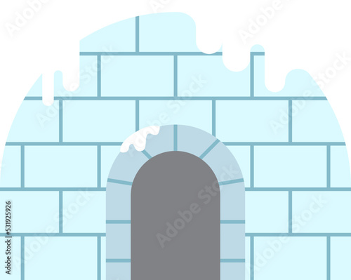 Igloo vector illustration