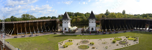 Brine graduation towers in the Inowrocław health resort