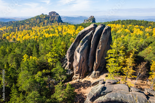 Autumn landscape in the national park