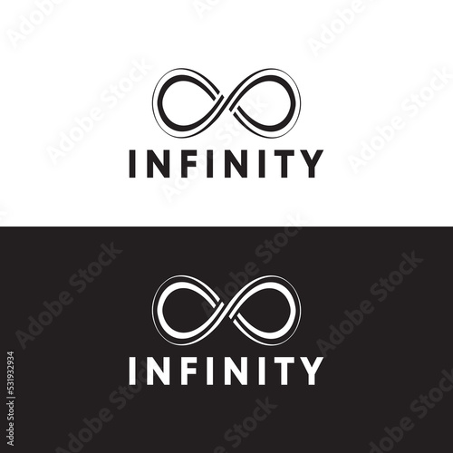  Infinity Vector Logo Template Illustration Design.