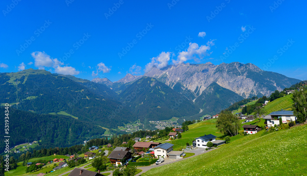 Das Montafon in Vorarlberg (Österreich)