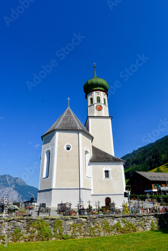 Pfarrkirche Bartholomäberg in der Gemeinde Bartholomäberg in Vorarlberg (Österreich)