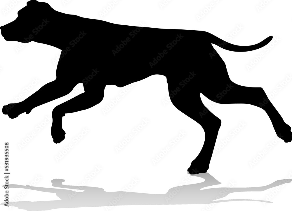 Dog Silhouette Pet Animal