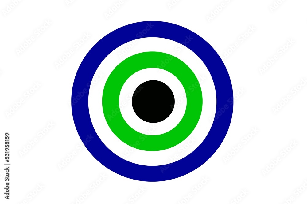 Multicolour abstract Target Board. Multicolour abstract Target Board.