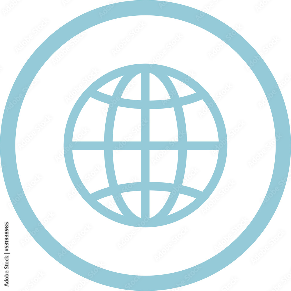 Globe ui icon