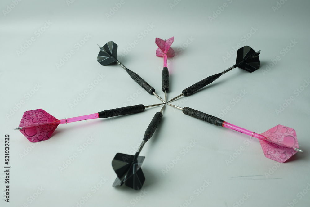 black dart arrow isolated on white background black dart arrow isolated on white background