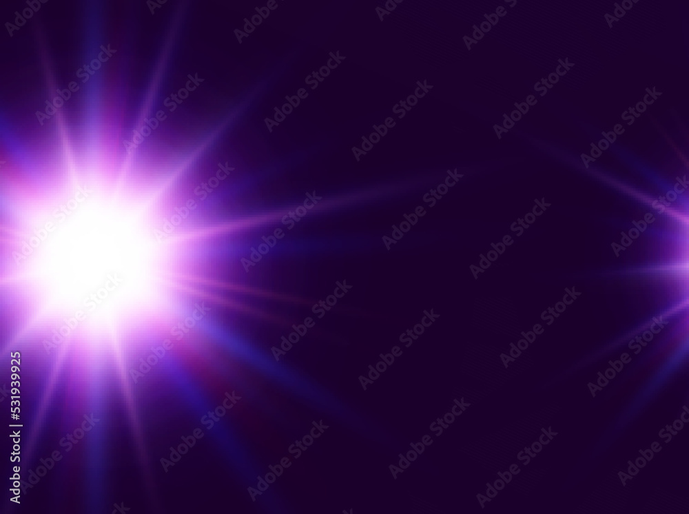 	
Bright beautiful star.Vector illustration of a light effect on a transparent background.