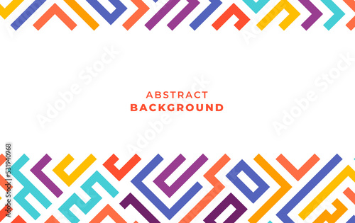 flat background with colorful lines, abstract stylish mosaic design