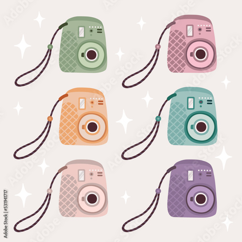 Instant camera set